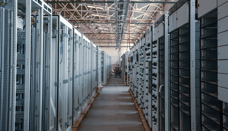 Cloud data centre server racks